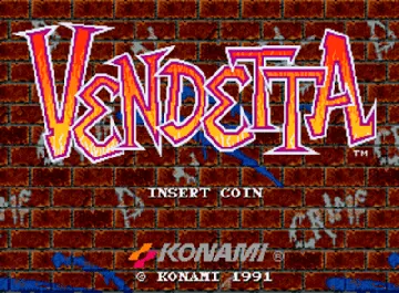 Vendetta (World 2 Players ver. W) screen shot title